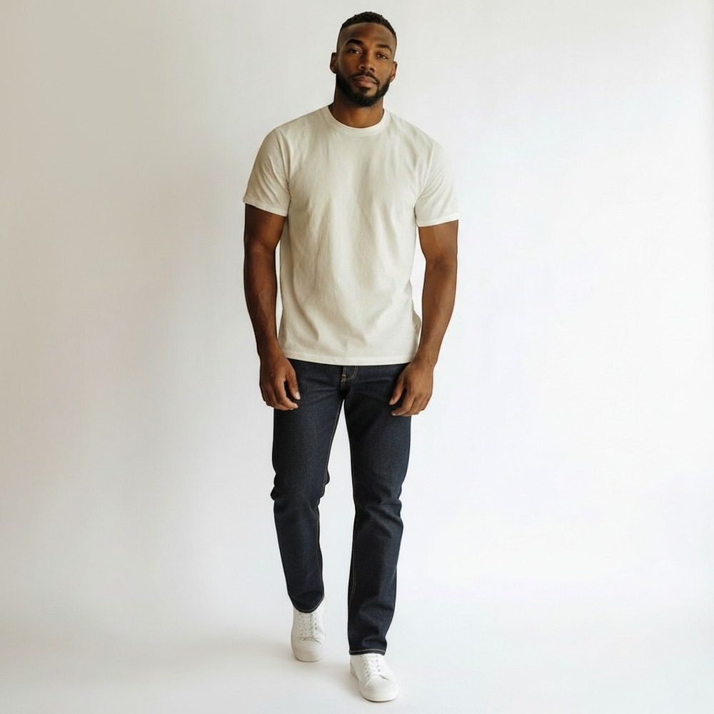 Buck Mason Ford Standard Jean Dark Wash 14oz Double Dipped Denim 30W 30L BM12102